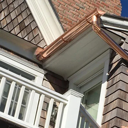 copper gutter installation Plainview ny